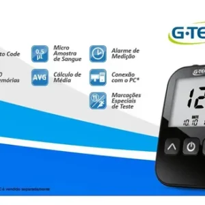Medidor De Glicose G-tech Lite Preto - Imagem 3