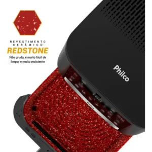 Air Fryer Philco 9,5L Visor Glass Redstone 1800W PAF95A - Imagem 4