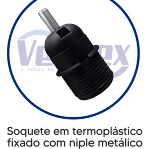 Ventilador de Teto Ventex Yris Preto Com Luz Pás Reversíveis - Imagem 7