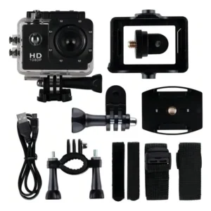Câmera Filmadora Sport 4k Wi-fi Hd 12mp Prova Dágua Cor Preto/Prata - Imagem 3