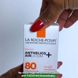 Protetor Solar Facial FPS 80 Antioleosidade Anthelios Airlicium La Roche-Posay 40g - Imagem 2