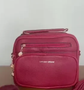 Bolsa Bag Feminina Média Baú Elegante Alça Ombro E Tiracolo - Imagem 2