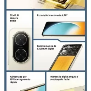Smartphone Xiaomi Poco C71 Dual Sim 128gb 4+4ram + Brindes - Imagem 3
