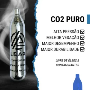 Kit Airsoft 20 Cilindros/capsulas Co2 12g Pistola Pressão - Imagem 5