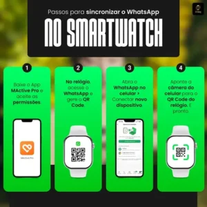 Smartwatch Microwear S11 Pro AMOLED 47mm GPS NFC WhatsApp Preto SMARTWATCH ADVANCED PRO - Imagem 6