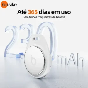 Smart Air Tag Ios Find My Buscar, Mfi, Smart Tag Gps Para Mala Pet Carro Moto Crianças Idosos Chaves Carteiras, 100m Alcance Máx, 230 Mah, 365 Dias Máx, Ip68, Compatível iPhone Com Bluetooth, Branco - Imagem 4