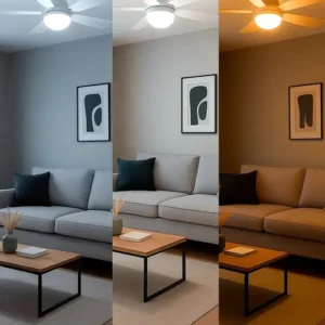 Ventilador Teto E27 Lâmpada Led Silencioso 45 80w 45 Cm 80w - Imagem 4