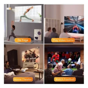 Mini Tv Portátil Projetor 4k - Imagem 14