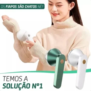 Papa Bolinha Elétrico Sem Fio Removedor De Fiapos Tira Pelos De Roupas Com Facilidade Recarregável Marca Ecomixshop - Imagem 3