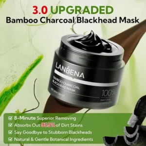 Lanbena 3.0 Máscara Facial Removedora De Cravos 30g Charcoal - Imagem 4