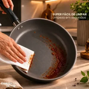 Conjunto De Panelas 9 Peças Antiaderente Com Tampa De Vidro E Utensílios Fogão A Gás Preto - Imagem 6
