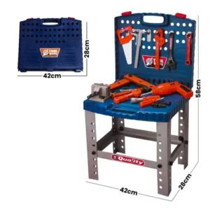 Super Kit Ferramenta Com Furadeira Brinquedo Infantil - Imagem 3