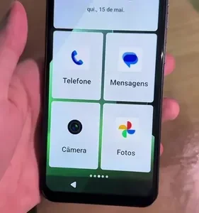 Smartphone SeniorEasy para Idosos 128gb 4gb RAM Tela Grande - Imagem 2