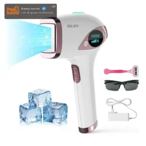 Depilador a Laser IPL Mlay T4 Resfriamento a Gelo 5 Níveis 500000 Flashes - Imagem 1