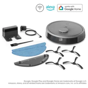 Robô Aspirador Electrolux 4 em 1 Wi-Fi Experience até 1h40 Mapeamento Cinza (ERB61) Bivolt - Imagem 3