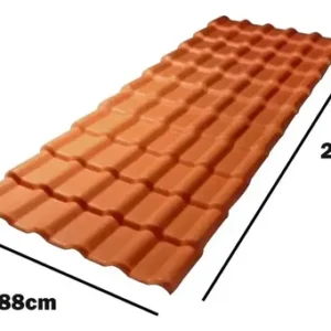 Telha Pvc Plan Precon 2.42x0.88m Terracota - Imagem 3