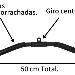 Barra Curva Triceps Pulley Puxador Profissional Academia - Imagem 4