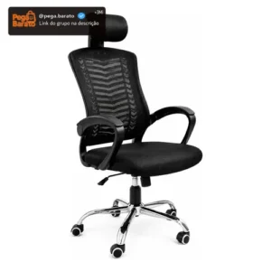Cadeira Ergonômica De Escritório Com Encosto Mesh Respirável - Imagem 1