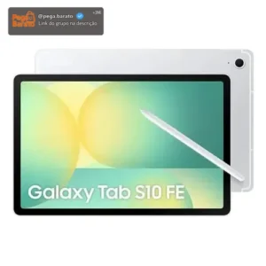 Tablet Samsung Galaxy Tab S10 FE WiFi, 128GB, 8GB, Tela 10.9" 90Hz, S Pen e Capa Inclusas Prata - Imagem 1