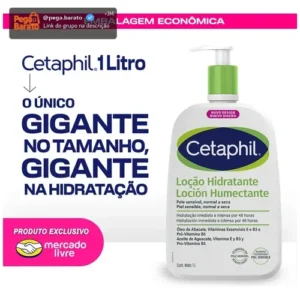 Loção hidratante Cetaphil para pele normal a seca x 1 L - Imagem 1
