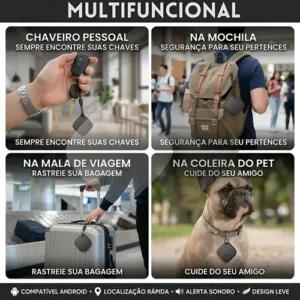 Localizador Mini Rastreador Smart Tag Gps Compatível Android - Imagem 7