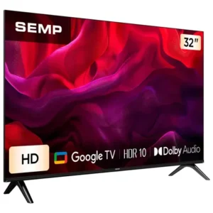 Smart Tv Semp 32 Led Hd Android Tv Wifi Bluetooth 2 Hdmi Google Tv 60hz Hdr10 32s42 - Imagem 2