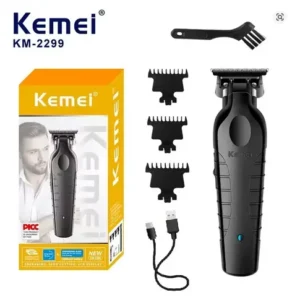 Máquina de Cortar Cabelo Kemei KM-2299 Sem Fio, para Acabamento Profissional - Imagem 6