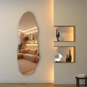 Espelho Grande Corpo Inteiro 115x40 Moderno Orgânico Luxo - Imagem 4