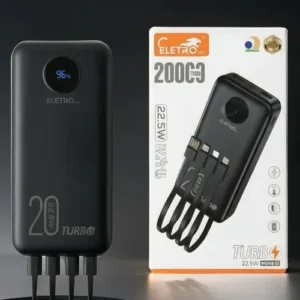 Carregador Portátil Davely Power Bank 20000mAh Turbo para Samsung, iPhone e Xiaomi - Imagem 9