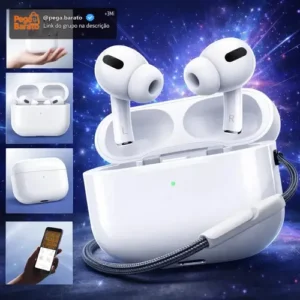 Fone Bluetooth Compatível Com Ios, Android, Samsung E iPhone Cor Branco B Basto - Imagem 1