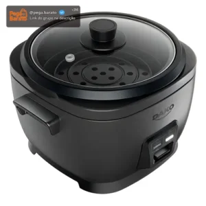 Panela De Arroz Elétrica Dako 700w Com 4 Litros 10 Xícaras Cinza - Imagem 1