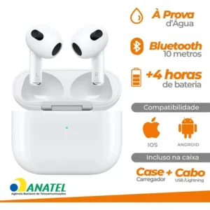 Fone De Ouvido Bluetooth 5.4 Compatível Iphone Airpods - Imagem 11
