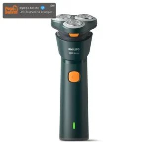 Barbeador elétrico Philips Shaver série 1000 para uso seco e úmido, lâminas Powercut, cabeças flutuantes 3D, modo de operação de 35 minutos S1882/00 - Imagem 1