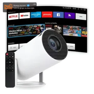 Projetor Portátil 4k Hd Android 11.0 Smart Wifi 5g Bluetooth - Imagem 1