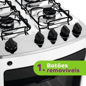Fogão 4 Bocas CFO4NAB Branco com Acendimento Automático Bivolt Consul - Imagem 8