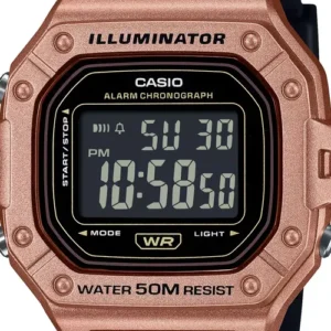 Relógio Casio Masculino Digital Quadrado W-218hm-5bvdf - Imagem 2