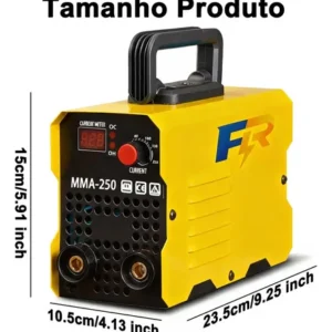 Máquina Solda Inversora Profissional Portátil E Potente Eletrica Eletrodo Mma Frequência 50/60 Hz - Imagem 11
