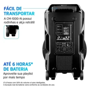 Caixa De Som Mondial Cm-1000n X-sound Amplificada 1000w Rms Preto - Imagem 3