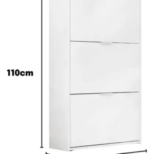 Armário Sapateira 3 Portas Safira - Imagem 10