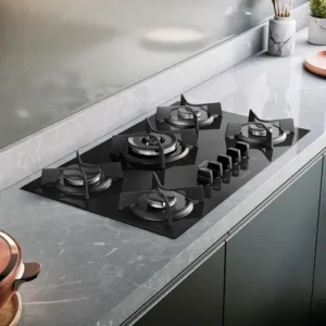 Cooktop 5 Bocas Dako Supreme Com Tripla Chama Preto Bivolt Preto - Imagem 4