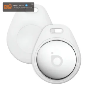 Smart Air Tag Ios Find My Buscar, Mfi, Smart Tag Gps Para Mala Pet Carro Moto Crianças Idosos Chaves Carteiras, 100m Alcance Máx, 230 Mah, 365 Dias Máx, Ip68, Compatível iPhone Com Bluetooth, Branco - Imagem 1