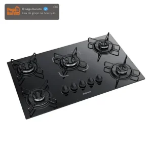 Cooktop Itatiaia Essencial 5 Bocas Preto - Imagem 1