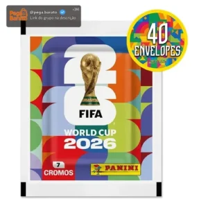 Kit 280 Figurinhas Do Álbum Copa Do Mundo 2026- 40 Envelopes - Imagem 1