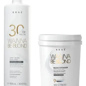 Água Oxigenada Ox Wanna Be Blond + Pó Descolorante - Braé - Imagem 2