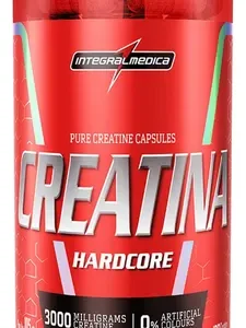 Creatina Hardcore 100% Pura 120 Capsulas Energia e Força - Integralmedica - Imagem 1