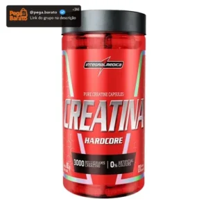 Creatina Hardcore 100% Pura 120 Capsulas Energia e Força - Integralmedica - Imagem 1