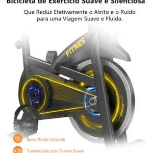 Bicicleta Ergométrica Spinning Rmira Conexão Bluetooth 12kg 150kg - Imagem 5