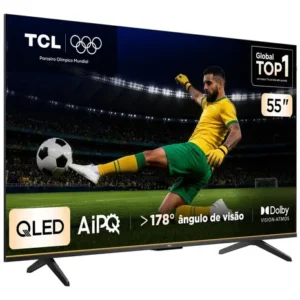 Smart TV TCL 55 Polegadas QLED 4K P7K WiFi Bluetooth Google TV HDR10+ Dolby Atmos Dolby Vision 55P7K - Imagem 3