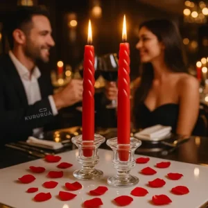 Kit 10 Castiçal Porta Vela De Vidro Decoração Alto Brilho Mesa Suporte Enfeite Marca Kururuá - Imagem 5