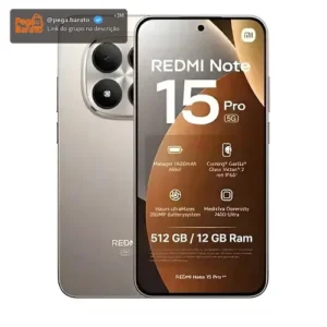 Xiaomi Redmi Note 15 Pro 5g 512gb 12gb Global Chip ( E-sim) - Imagem 1